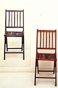 These1-2 Joseph Kosuth - one and three chairs 1965