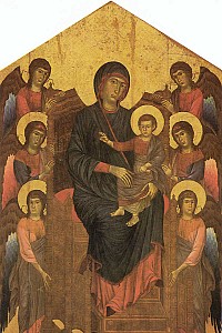 These1-2 Cimabue Maria mit Engeln 1280